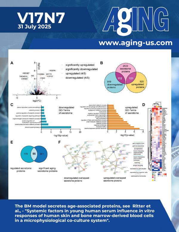 Systemic factors in young human serum influence in vitro responses of human skin and bone marrow-derived blood cells in a microphysiological co-culture system